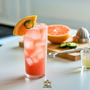 Grapefruit Jalapeno Kick Mocktail Recipe