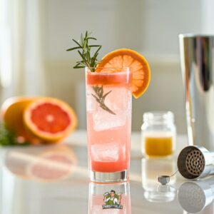 Grapefruit Rosemary Zing Mocktail Recipe