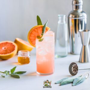 Grapefruit Sage Tonic Mocktail Recipe