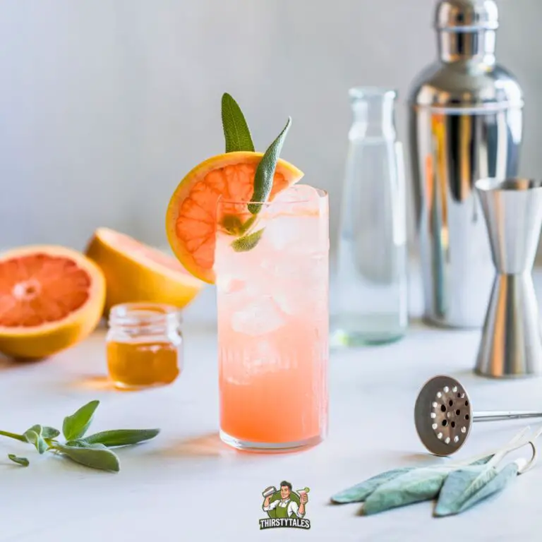 Grapefruit Sage Tonic Mocktail Recipe