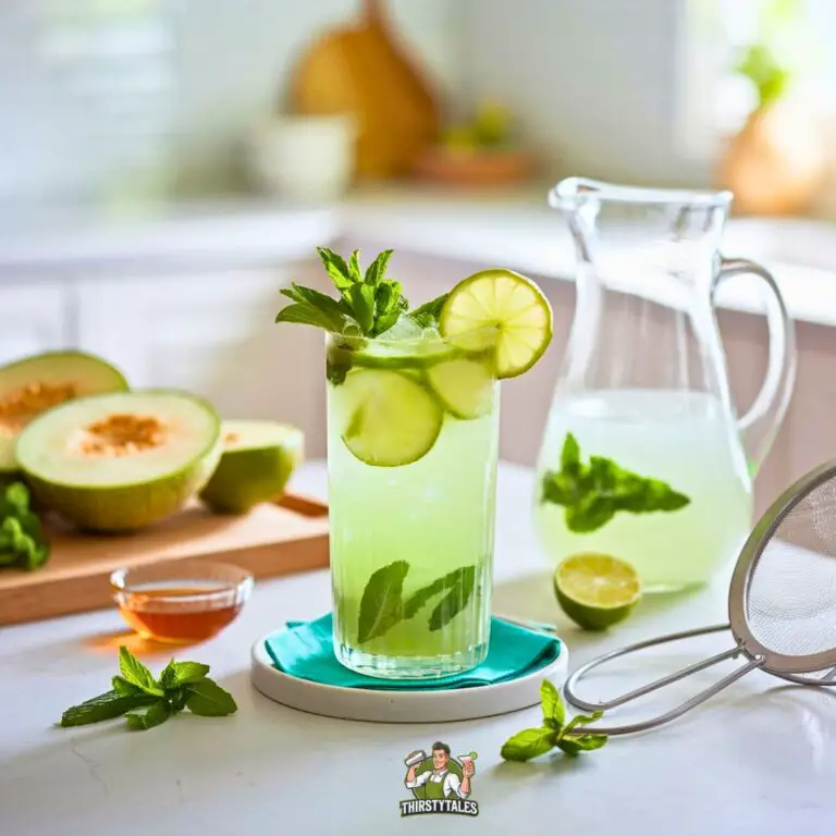 Honeydew Mint Splash Mocktail Recipe