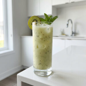 Kiwi Coconut Cooler Mocktail Recipe