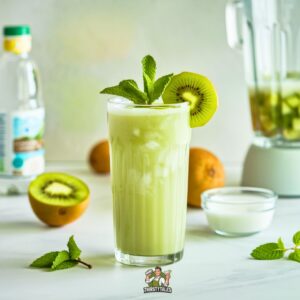 Kiwi Coconut Cooler Mocktail Recipe