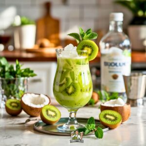 Kiwi Coconut Rum Punch Cockatil Recipe