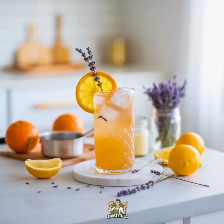 Lavender-Infused Orange Bliss Mocktail Recipe