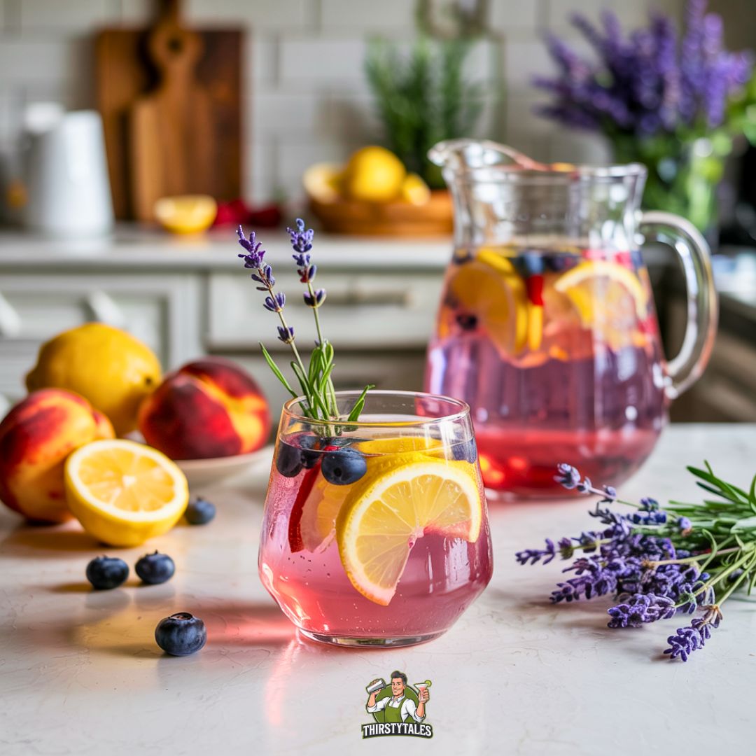 Lavender Lemonade Sangria Cockatil Recipe