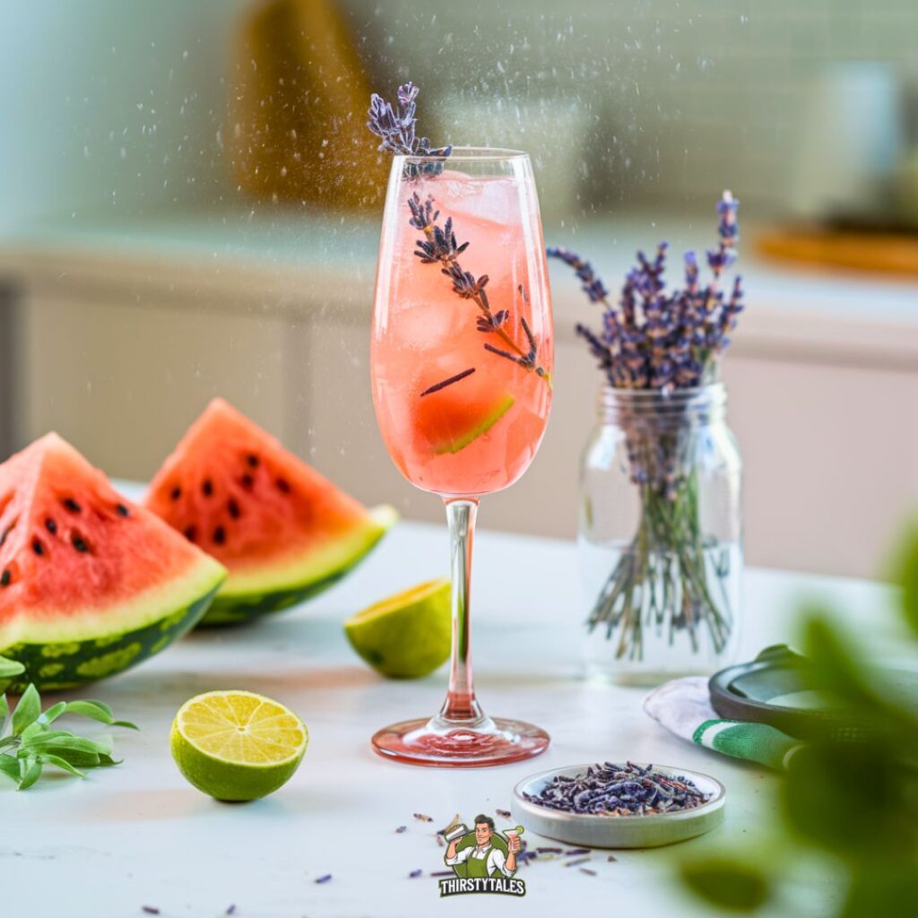 Lavender Watermelon Bliss Mocktail Recipe