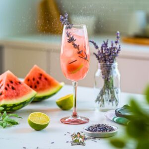 Lavender Watermelon Bliss Mocktail Recipe