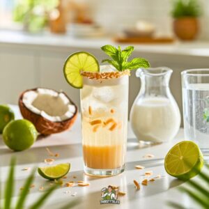 Lime Coconut Splash Mocktail Recipe