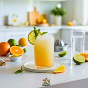 Lime Orange Frost Mocktail Recipe