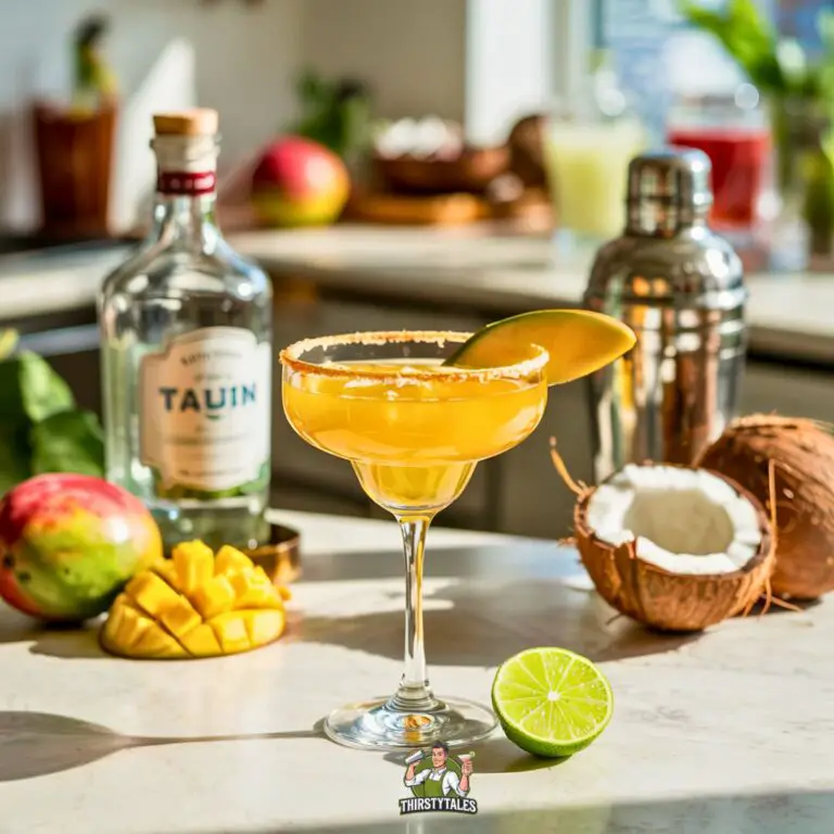 Mango Coconut Margarita Cockatil Recipe