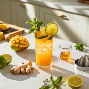 Mango Ginger Burst Mocktail Recipe