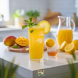 Mango Lemon Bliss Mocktail Recipe