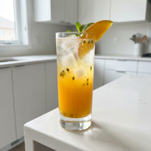 Mango Passion Fruit Mix Mocktail Recipe