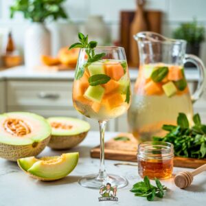 Melon Mint Sangria Cockatil Recipe