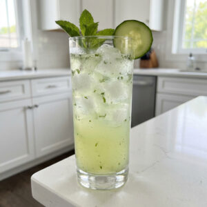 Minty Cucumber Cooler Mocktail Recipe