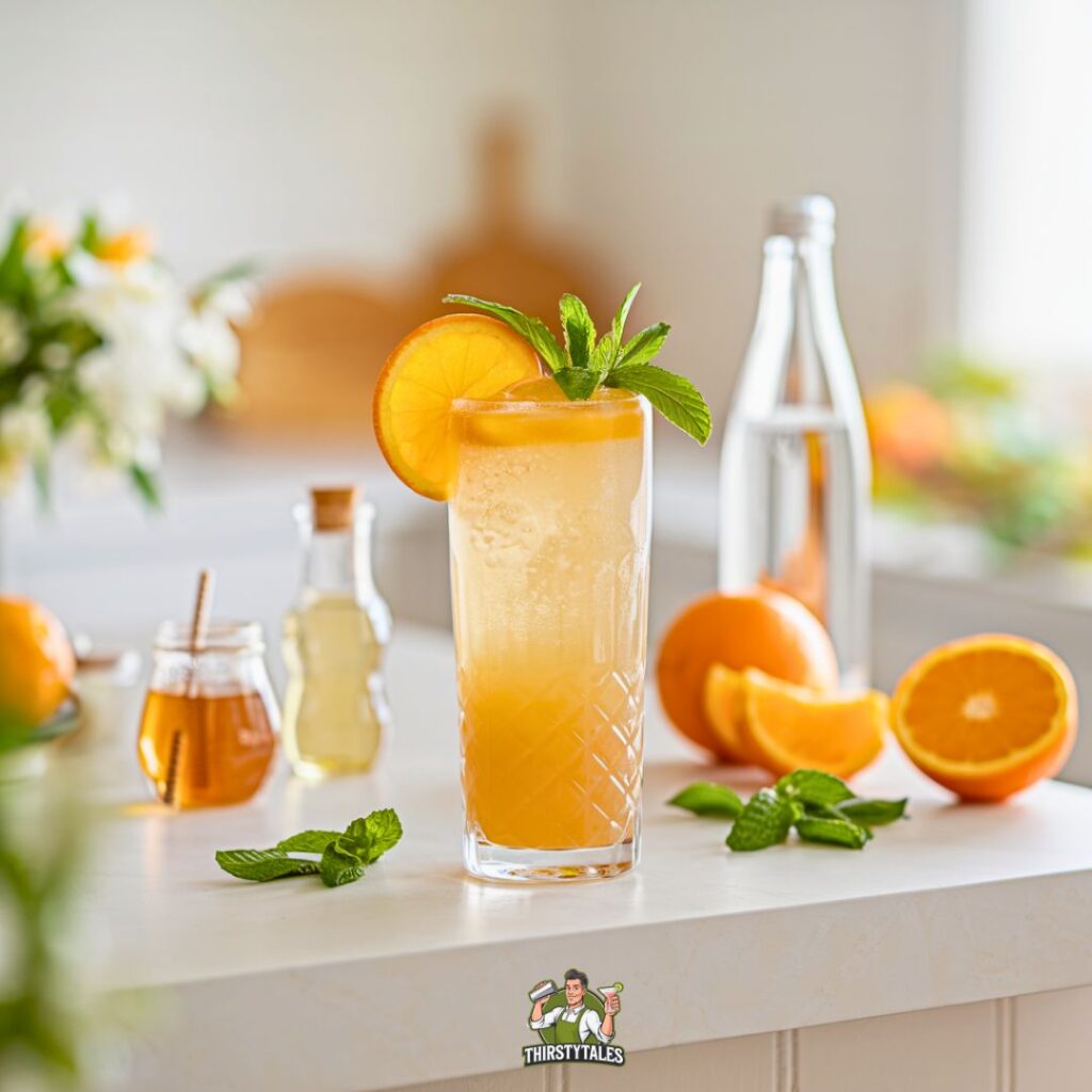 Orange Blossom Delight Mocktail Recipe