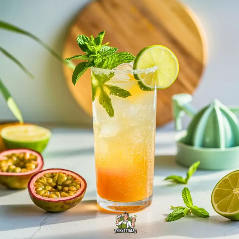 Passion Fruit Spritz Mocktail Recipe