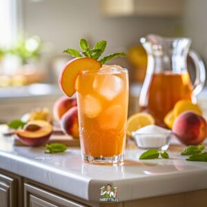 Peach Iced Tea Mocktail Recipe