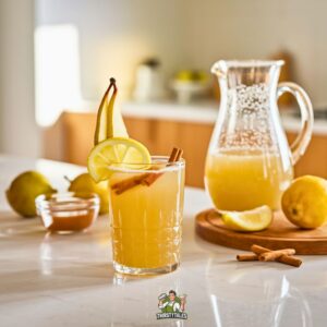 Pear Ginger Punch Mocktail Recipe