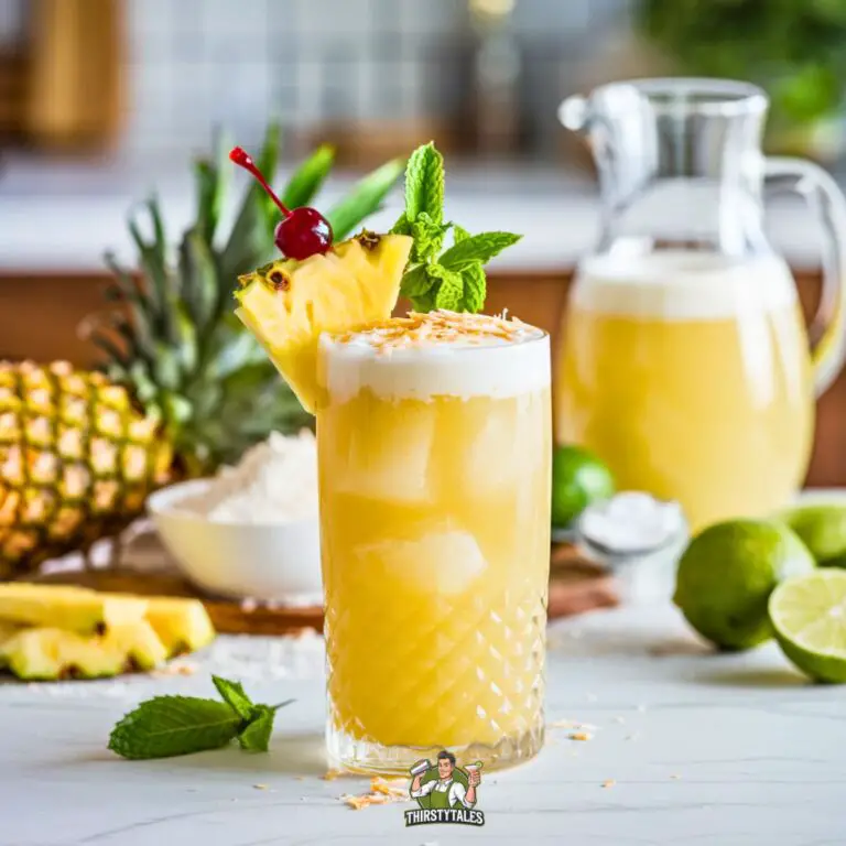 Pineapple Coconut Fizz Mocktail Recipe (1)