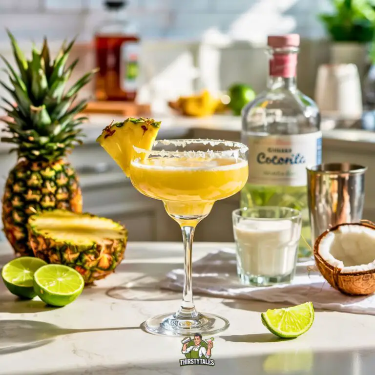 Pineapple Coconut Margarita Cockatil Recipe