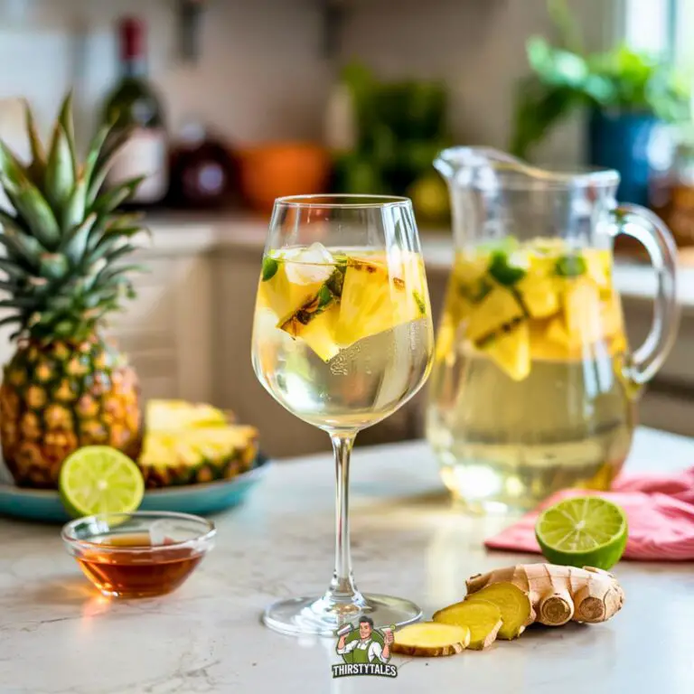 Pineapple Ginger Sangria Cockatil Recipe