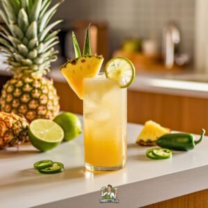 Pineapple Jalapeno Cooler Mocktail Recipe