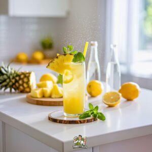 Pineapple Lemon Splash Mocktail Recipe