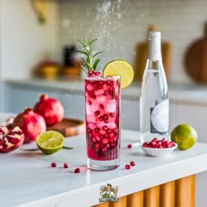 Pomegranate Sparkler Mocktail Recipe