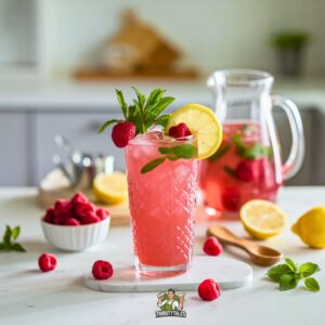 Raspberry Lemonade Delight Mocktail Recipe