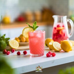 Raspberry Mint Lemonade Mocktail Recipe