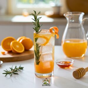 Rosemary Orange Zing Mocktail Recipe