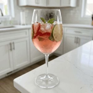 Sparkling Watermelon Sangria Cocktail Recipe