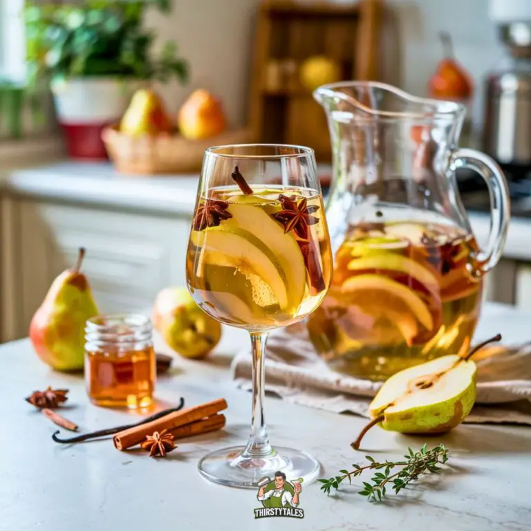 Spiced Pear Sangria Cockatil Recipe