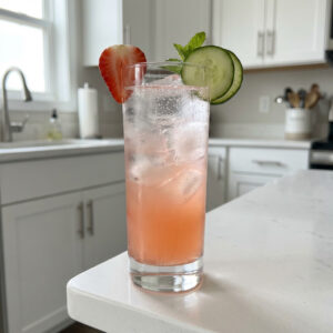 Strawberry Cucumber Cooler Mocktail Recipe