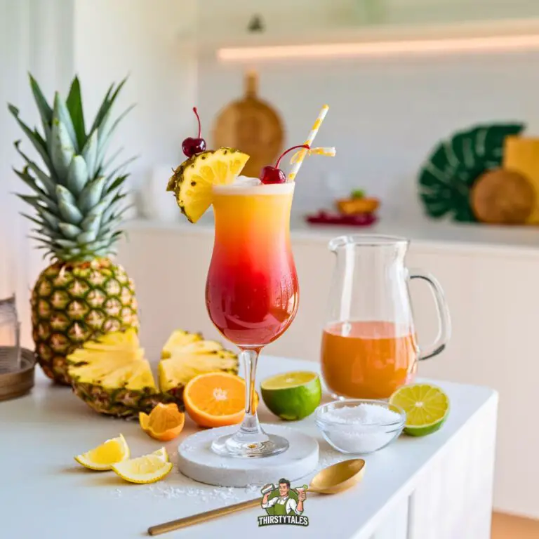Tropical Paradise Punch Mocktail Recipe