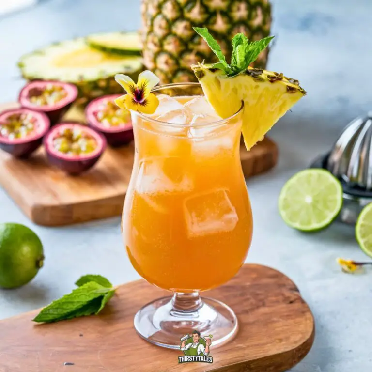 Tropical Passionfruit Mocktail Recipe