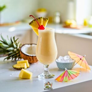 Virgin Piña Colada Mocktail Recipe