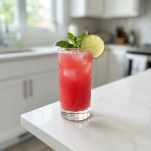 Watermelon Herbal Infusion Mocktail Recipe