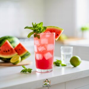 Watermelon Mint Mojito Mocktail Recipe