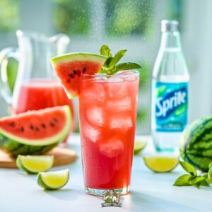 Watermelon Wave Sprite Cooler Mocktail Recipe