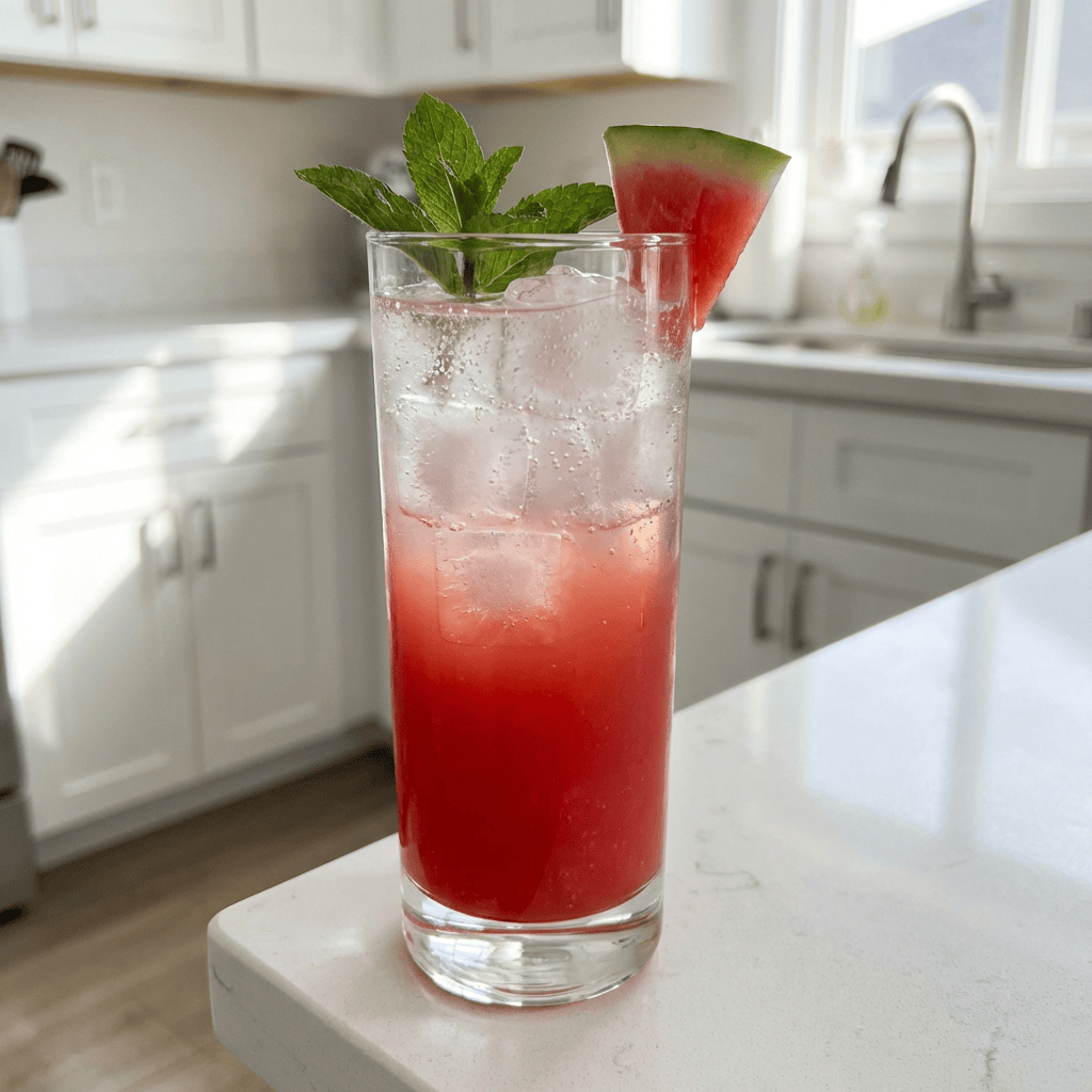 Watermelon Wave Sprite Cooler Mocktail Recipe