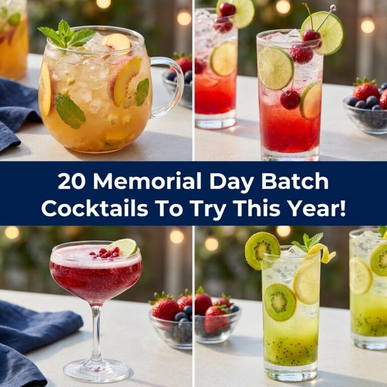 20 Memorial Day Batch Cocktails To Try This Year!