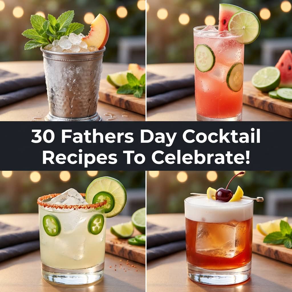 30 Fathers Day Cocktail Recipes To Celebrate!