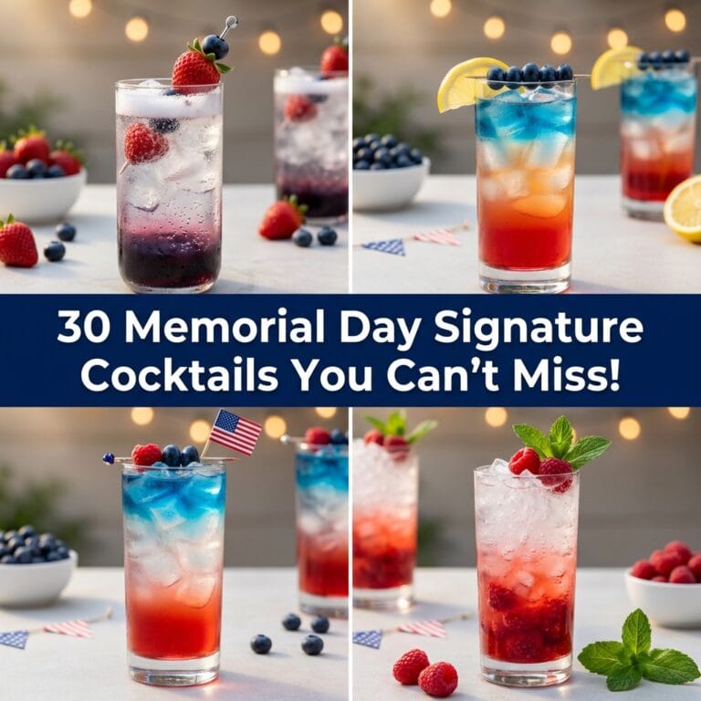 30 Memorial Day Signature Cocktails You Can't Miss!