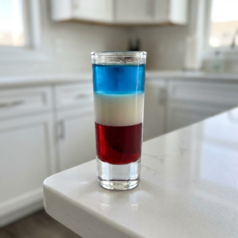 American Flag Shooter Cocktail Recipe