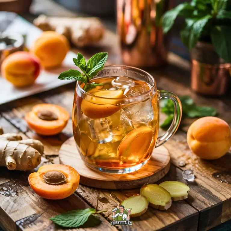 Apricot Ginger Moscow Mule Cocktail Recipe