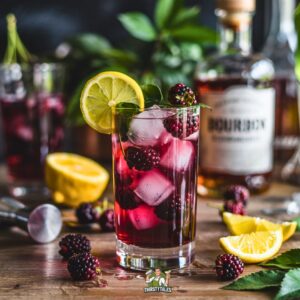 Blackberry Bourbon Lemonade Cocktail Recipe