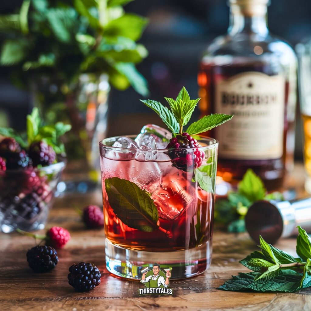 Blackberry Bourbon Smash Cocktail Recipe